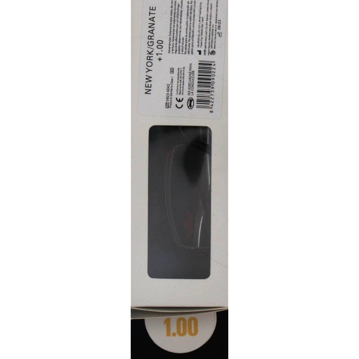 Nordic Vision Gafas New York Granate +1.00 1ud