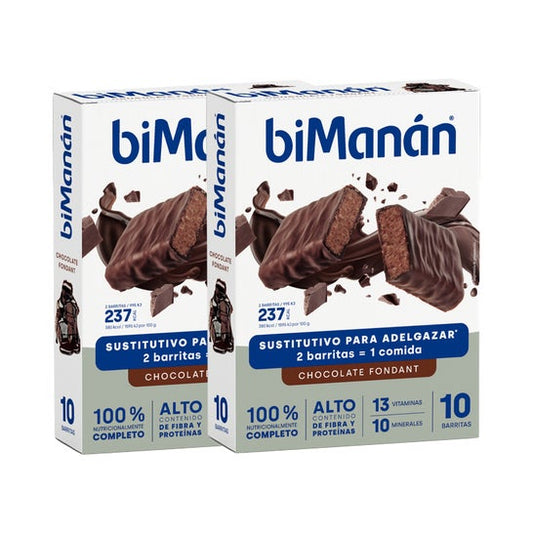 Bimanán BeSlim Chocolate Fondant Duplo 10+10uds