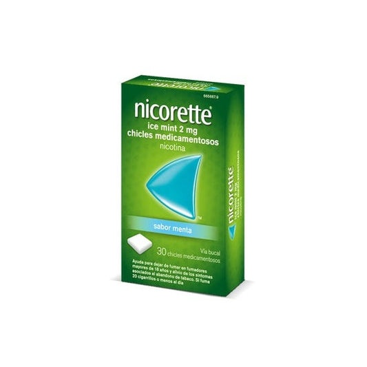 Nicorette Ice Mint 2mg Chicles 30uds