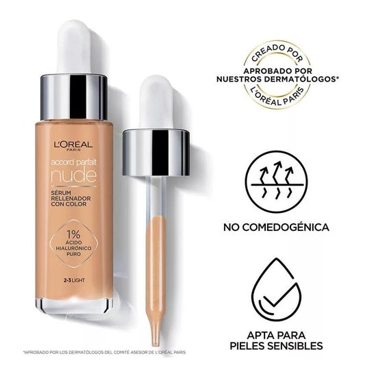 L'Oréal Sérum Desnudo Accord Parfait 3-4 Light Medium 30ml