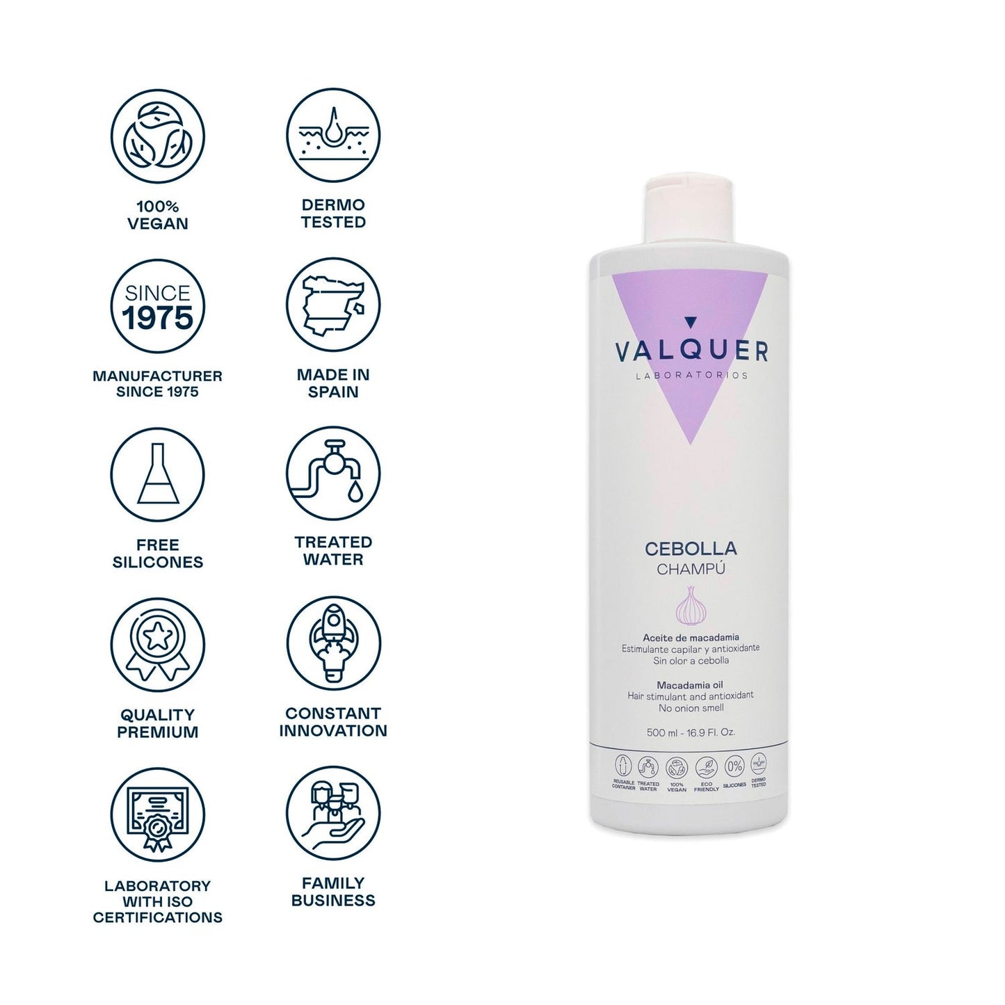Valquer Champú Cebolla 500ml