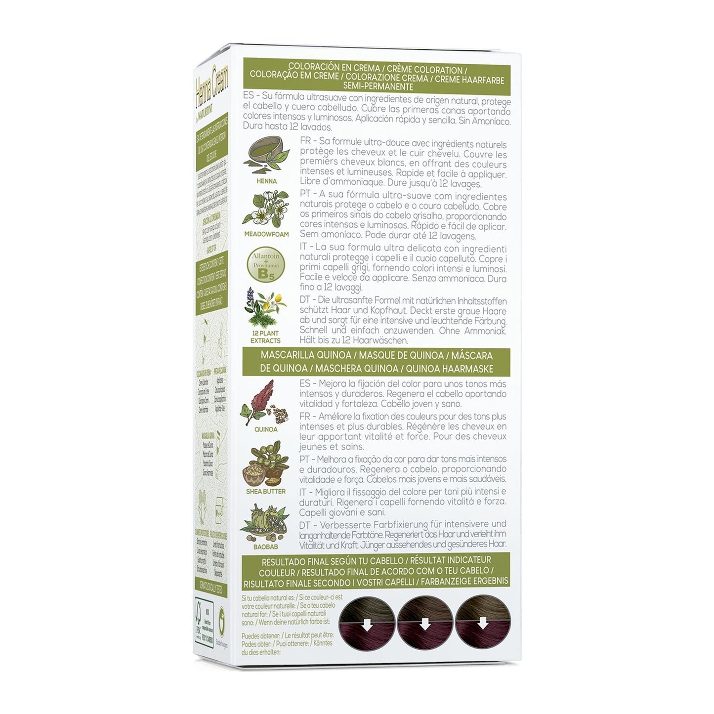 Naturtint Kit Henna Cream 5.62 Caoba