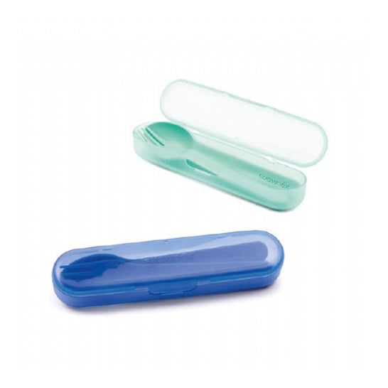 Suavinex Pack de Cubiertos Infantiles con Estuche Infantil