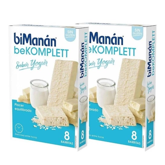 Bimanan Be Komplett Duplo Sabor Yogur 2x8 Barritas