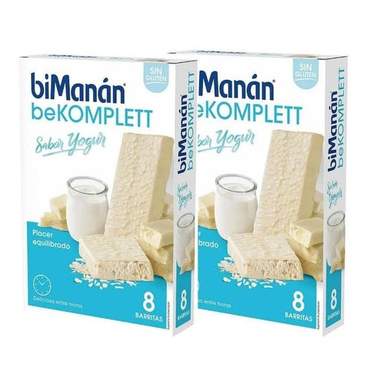Bimanan Be Komplett Duplo Sabor Yogur 2x8 Barritas