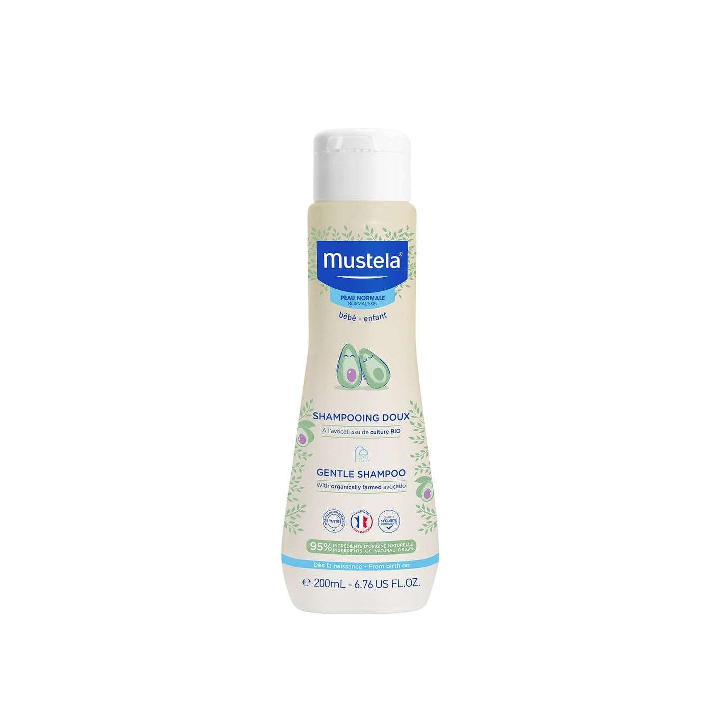 Mustela Champú Suave con Aguacate BIO 200ml