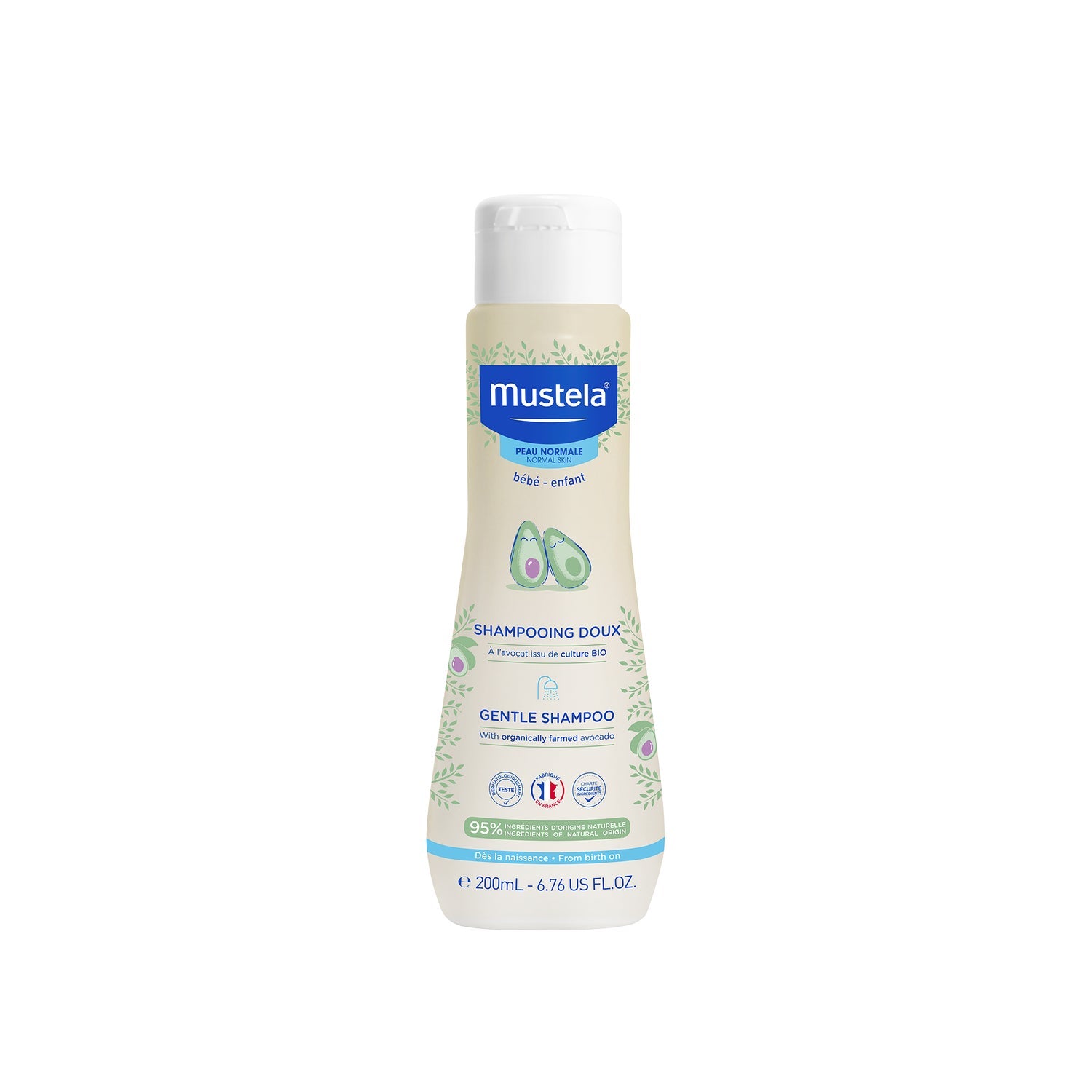Mustela Champú Suave con Aguacate BIO 200ml
