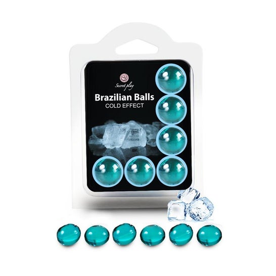Secretplay Set Brazilian Balls Efecto Frío 6uds