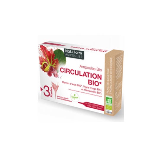 Nat&Form Ampollas Ampollas Circulation Bio10 ml20