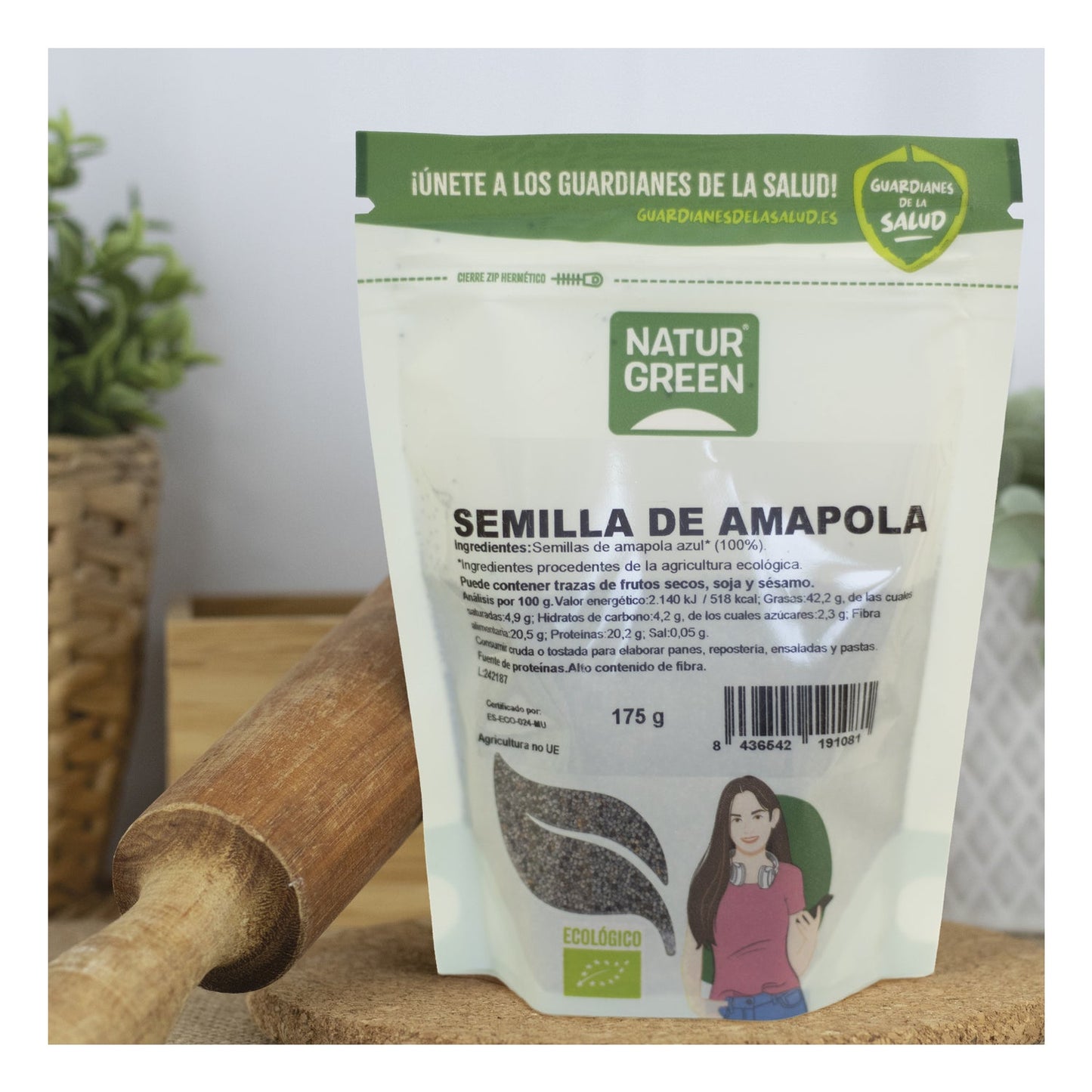 Naturgreen Semillas de Amapola Bio 175 g