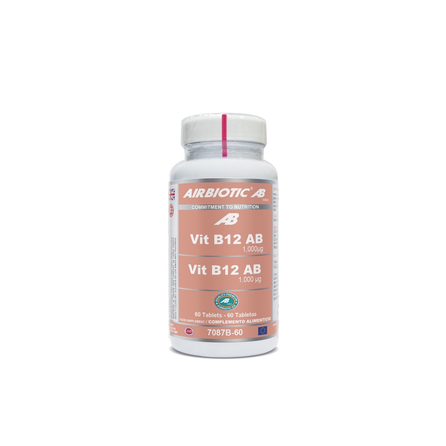 Airbiotic Vitamina B12 Ab 1000 Mg 60caps