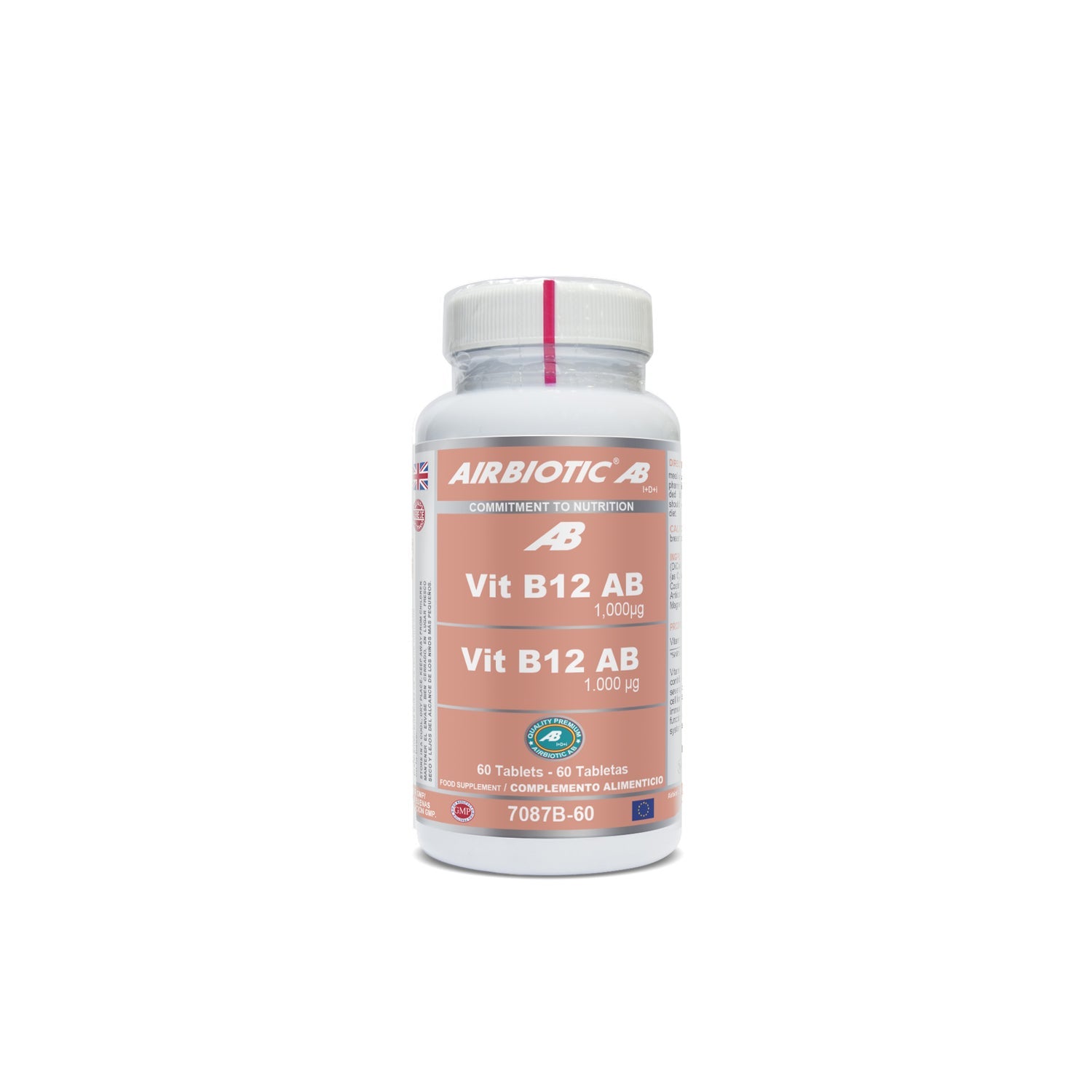 Airbiotic Vitamina B12 Ab 1000 Mg 60caps