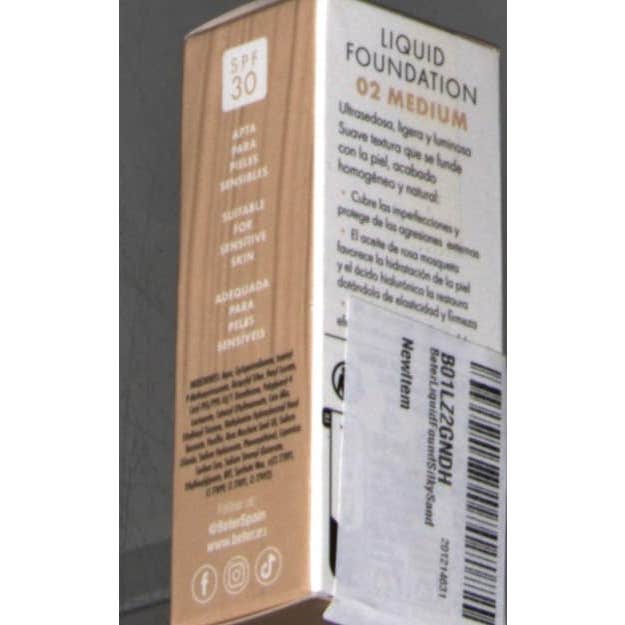 Beter Liquid Foundation Look Expert 02 Medium SPF30 30ml