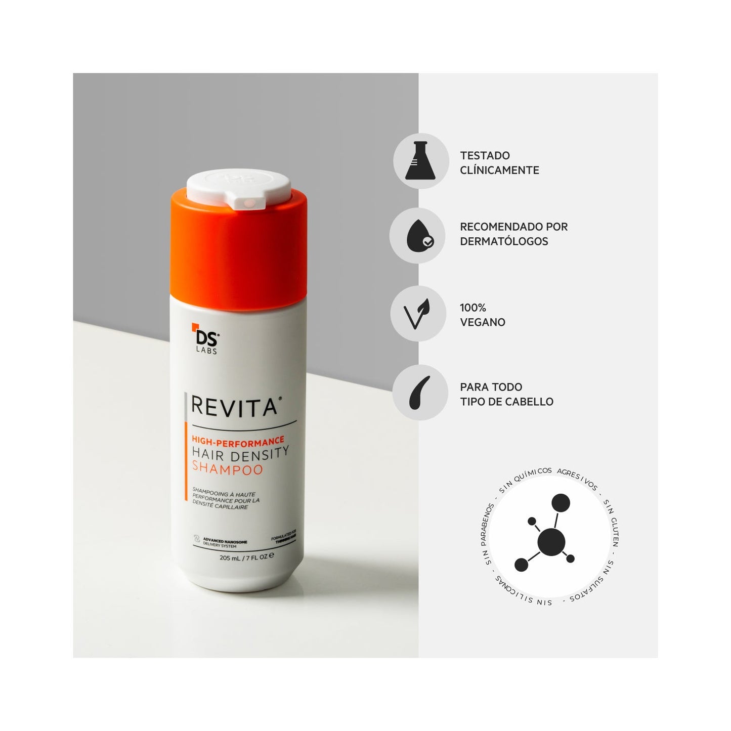 DS Laboratorios Revita Champú Hair Density 205ml