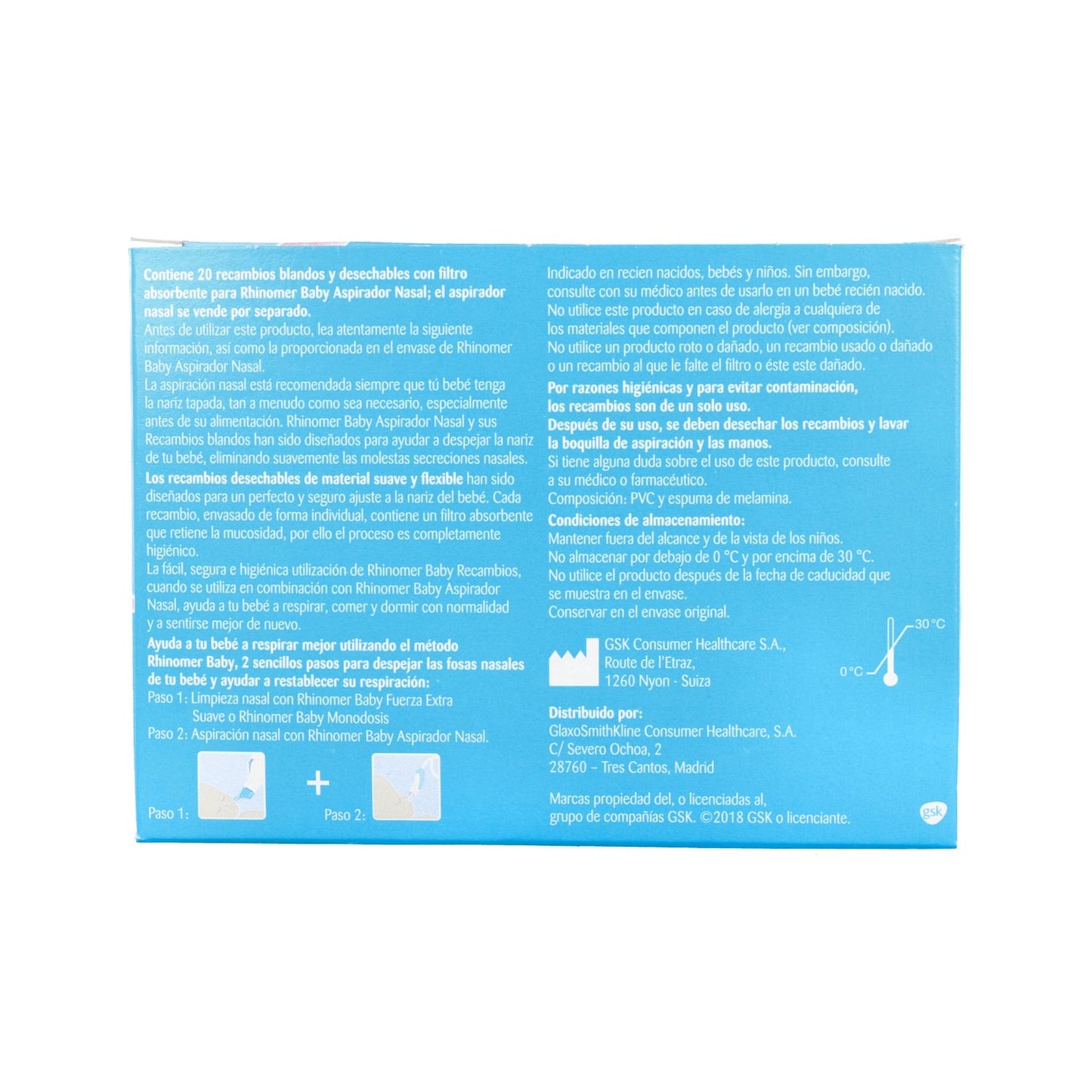Rhinomer Baby Confort Recambios 20uds