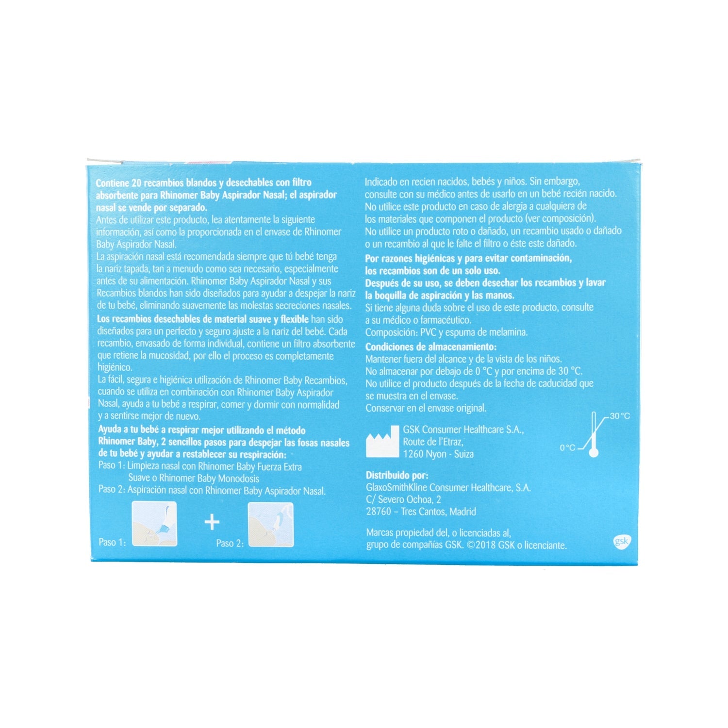 Rhinomer Baby Confort Recambios 20uds
