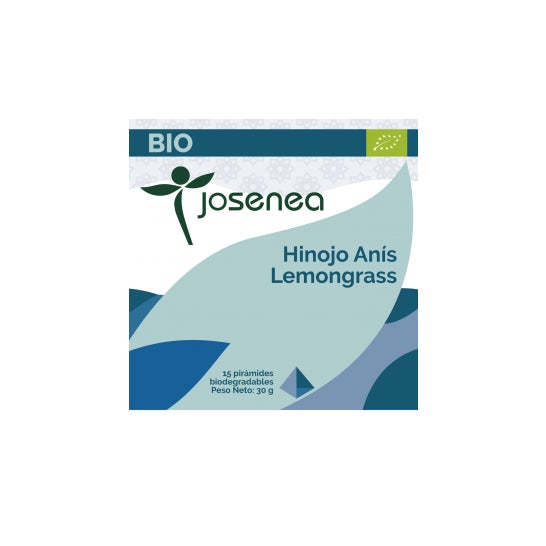 Josenea Hinojo Anís Lemongrass BIO 15 pirámides en sobre