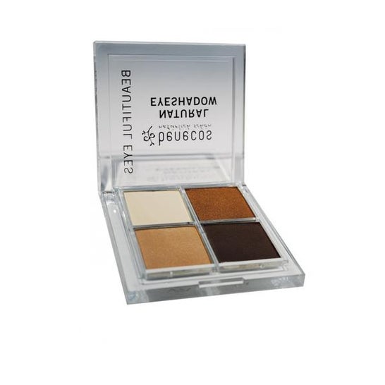 Benecos sombra de ojos Quattro color coffee & cream 9g 1ud
