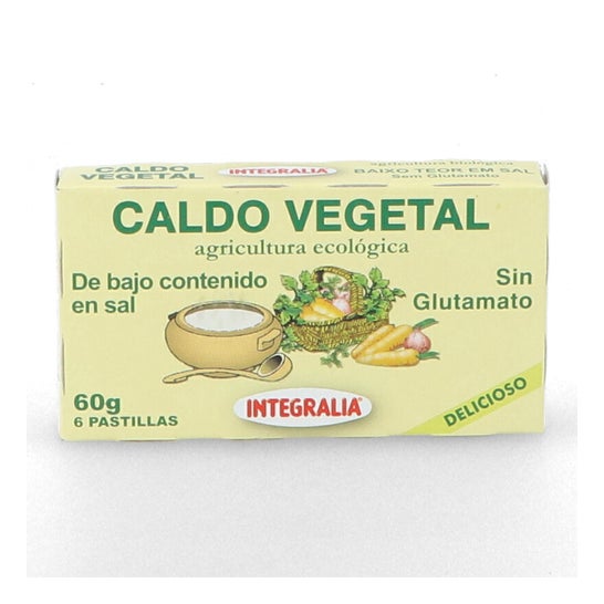 Integralia Caldo Vegetal Eco Bajo en Sal 60g