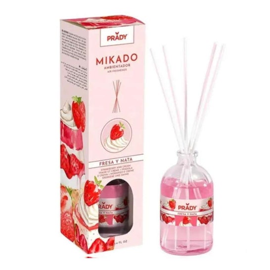 Prady Mikado Ambientador Fresa y Nata 100ml