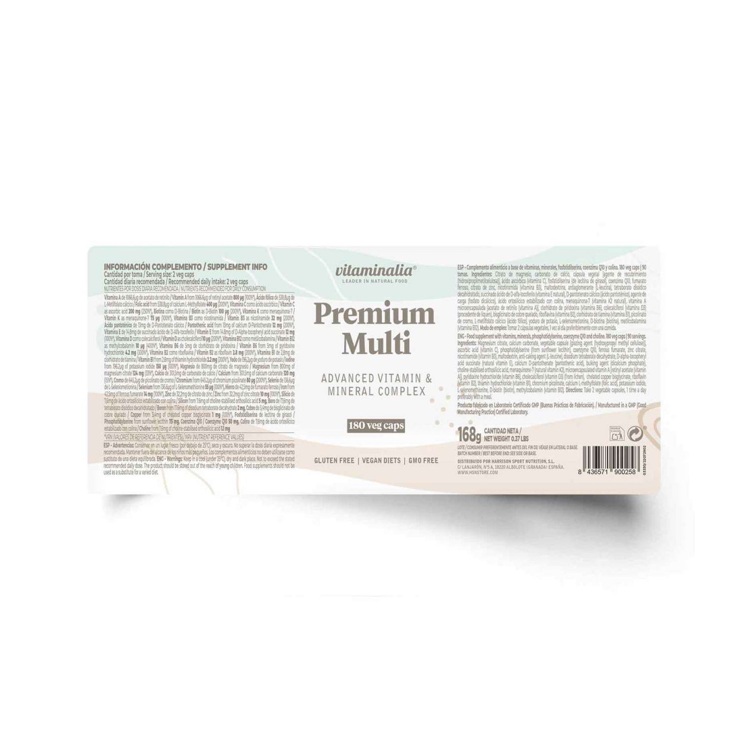 Vitaminalia Multivitamínico Premium 180vcaps