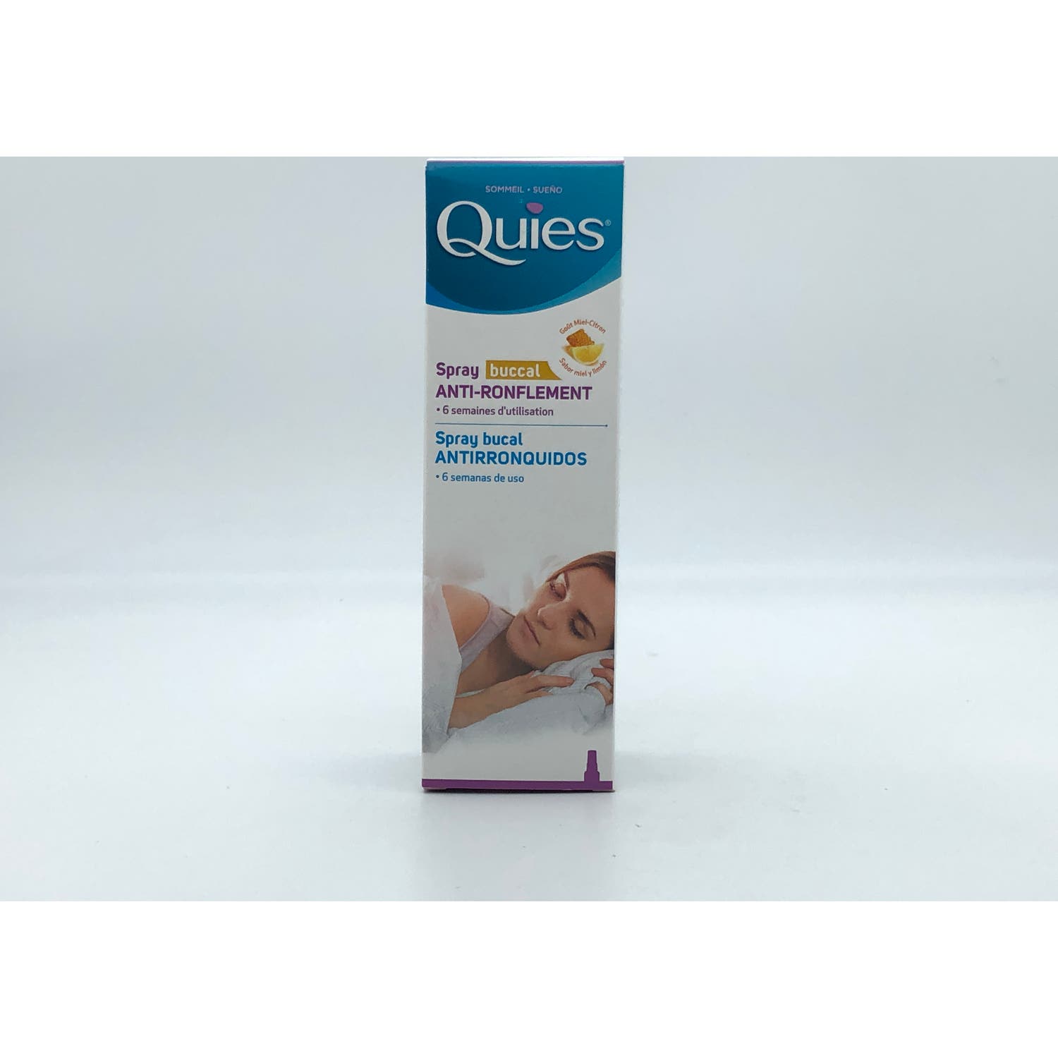 Quies Spray Bucal Antirronquidos Miel y Limón 70ml