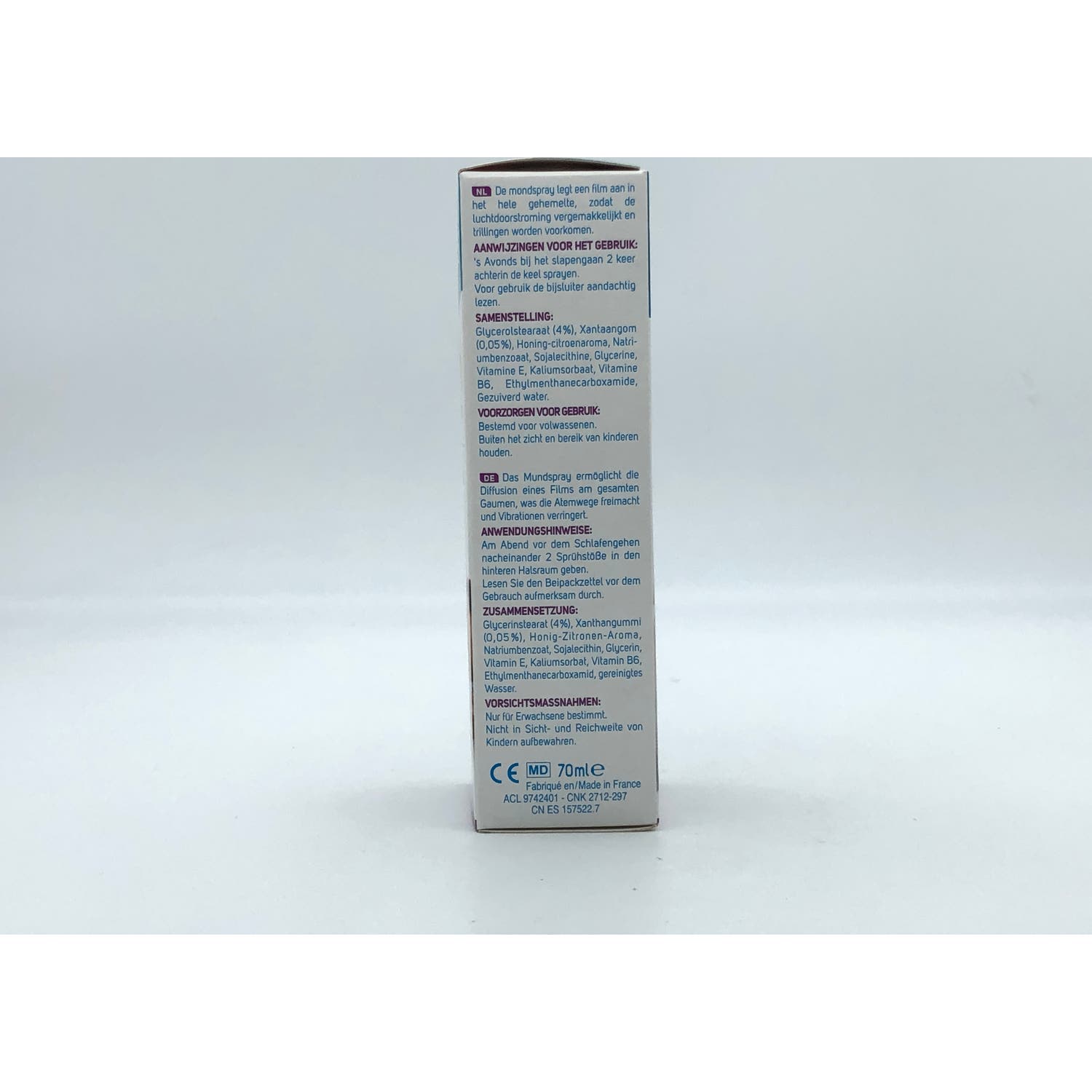 Quies Spray Bucal Antirronquidos Miel y Limón 70ml