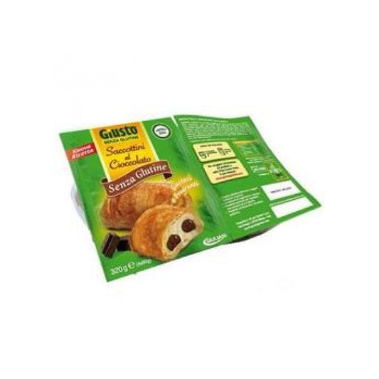 Giusto Sin Gluten Saccottini Chocolate Bio 4x80 g