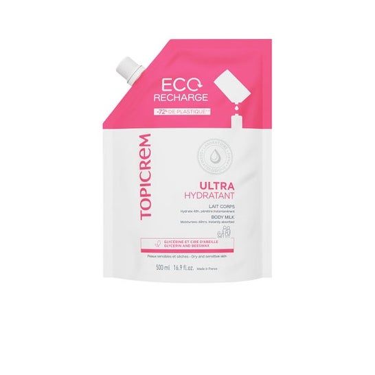 Topicrem Ultra Hidratante Leche Corporal Eco Recargo 500ml