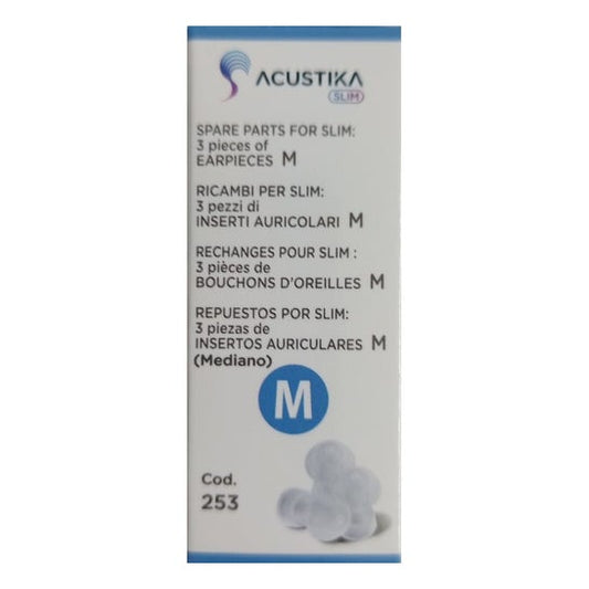 Acustika Tapones de Recambio Slim M 3uds
