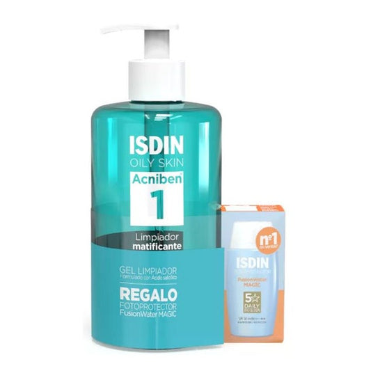 Isdin Pack Acniben Limpiador 400ml + Fusion Water Magic 10ml
