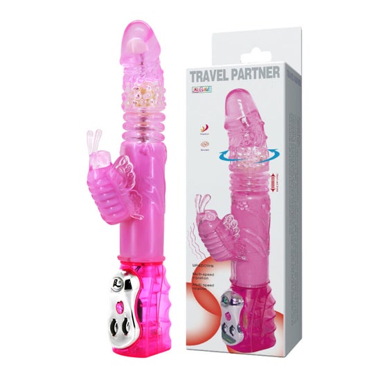 Baile Rotations Rotador Up & Down Rabbit Rosa Super Estimulador 1ud