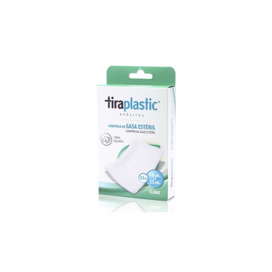 Tiraplastic Gasas Estériles 16x25 cm 25 uds
