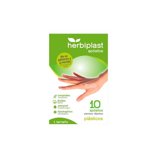Herbiplast Apósito Adhesivo Plástico Color 10 uds