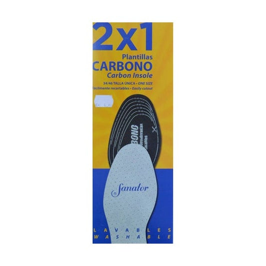 Sanator Plantilla Carbono Talla Unica 1 Par