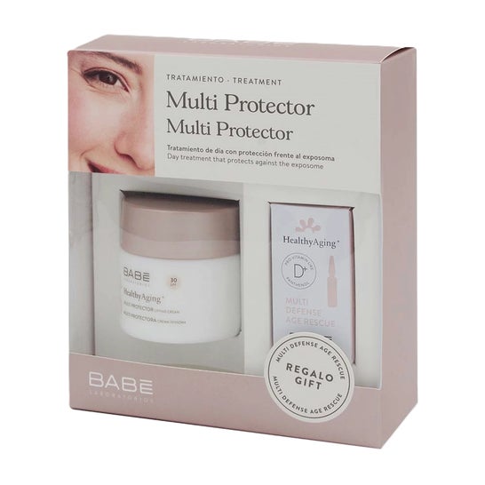 Babé Cofre Multi Protector HealthyAging Crema + Ampolla