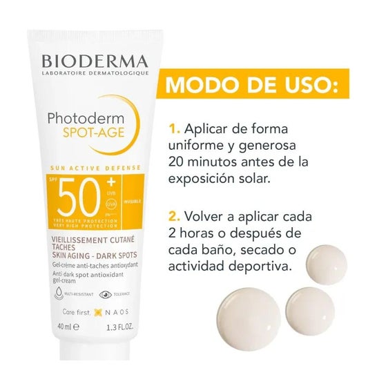 Bioderma Photoderm SPOT-AGE Gel Crema SPF50+ 40 ml