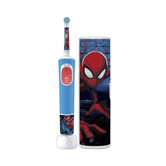 Oral-B Vitality Kids Box Spiderman Cepillo Recargable 1ud + Estuche
