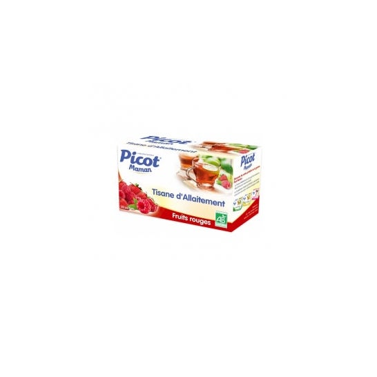 Picot Picot Mamá Picot Lactancia materna Té de hierbas Frutas rojas 20 Sobres
