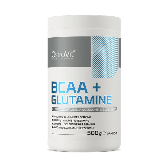 OstroVit Bcaa + Glutamina Naranja 500g