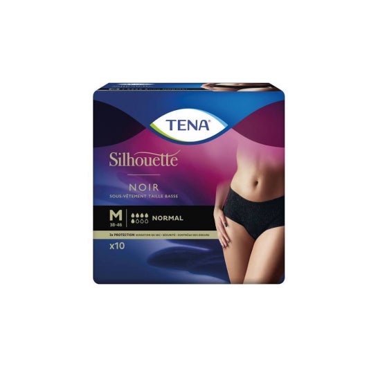 Essity Tena Silueta Norm Black Med X10