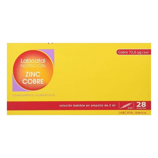 Labcatal 19 zinc cobre 28ampx2ml