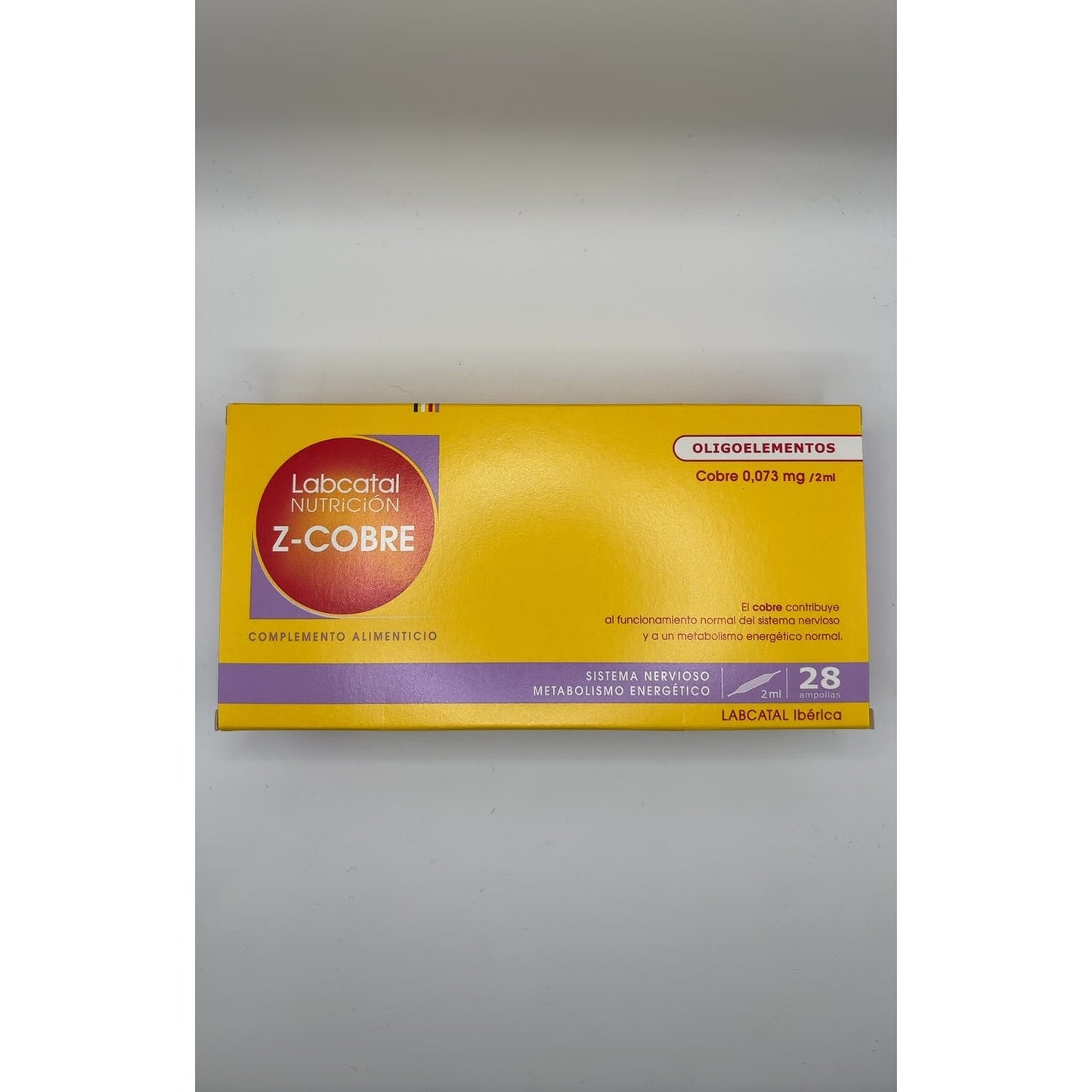 Labcatal 19 zinc cobre 28ampx2ml