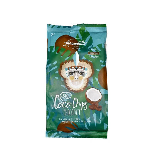 Anaconda Chips de Coco con Cacao Bio 30 g