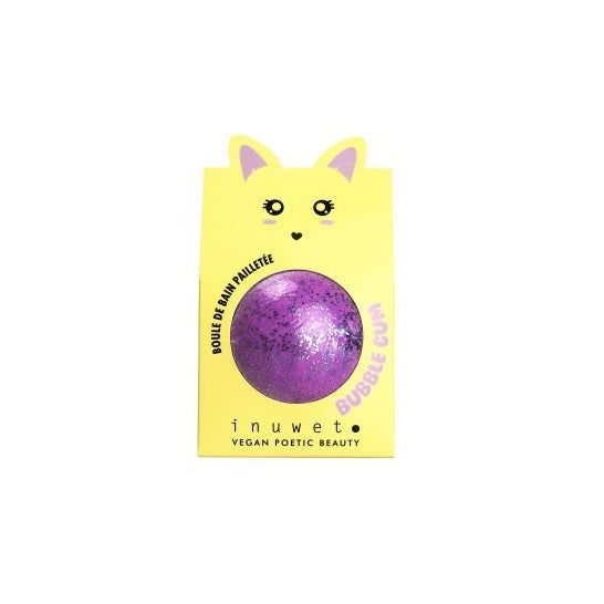 Inuwet Bola de Baño con Purpurina Bubble Gum 1ud