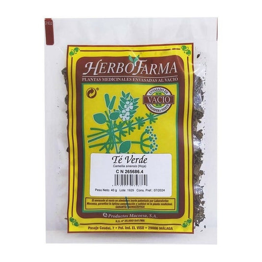 Herbofarma Té Verde al Vacío 40g