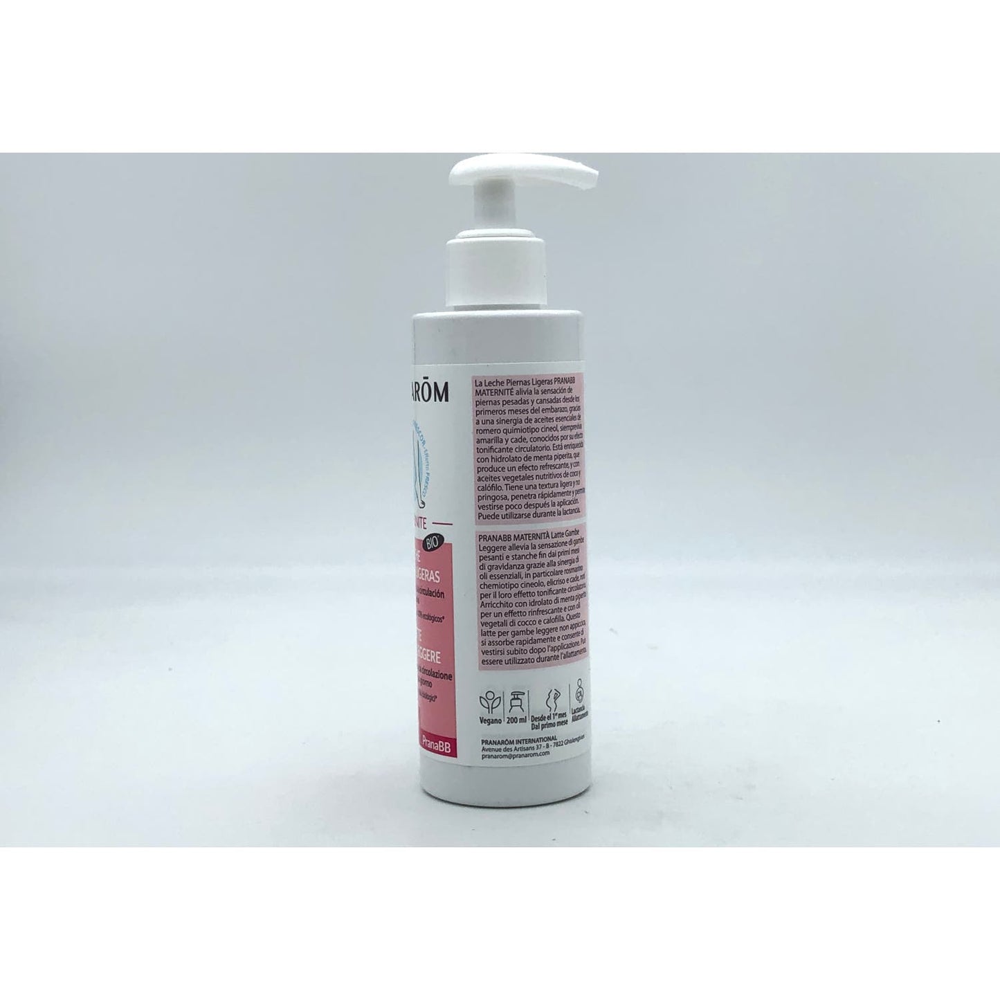 Pranarôm PranaBB Maternidad Leche Piernas Ligeras BIO 200ml