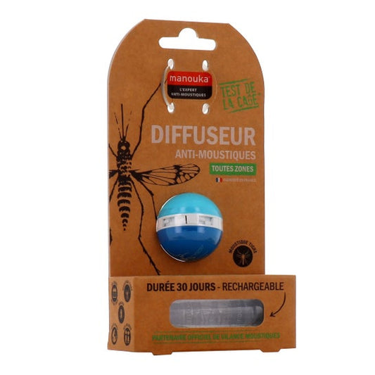 Manouka Set Difusor Antimosquitos + Recargas 1ud