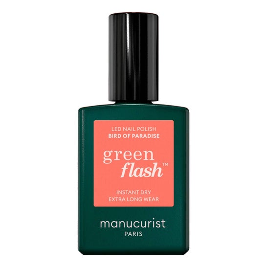 Manucurist Green Flash Led Nail Polish Bird Of Paradise 15 ml