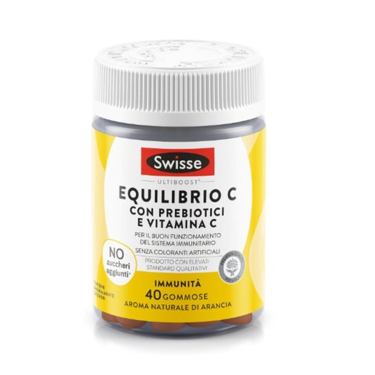 Swisse Equilibrio C Prebióticos y Vitamina C Gummies 40 uds